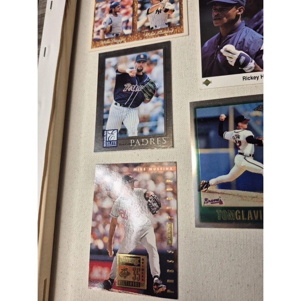 10 MLB Baseball Card Star Lot Rickey Henderson Ryne Sandberg Don Mattingly Tom G